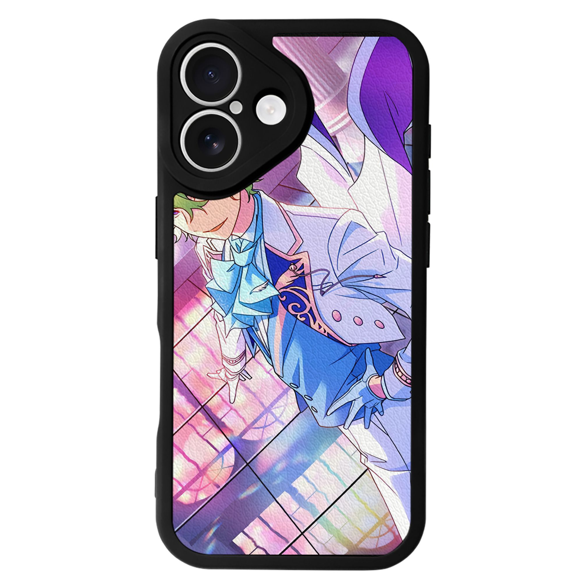 （画像用） あんさんぶるスターズ! Ensemble Stars 【iPhone 16シリーズ対応】シリコンスマホケース（レザー調） 材質：シリコン